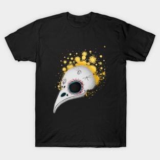 Skull of a bird. Mexican skull. Sugar skull. Mexican style. Skull with flowers T-Shirt